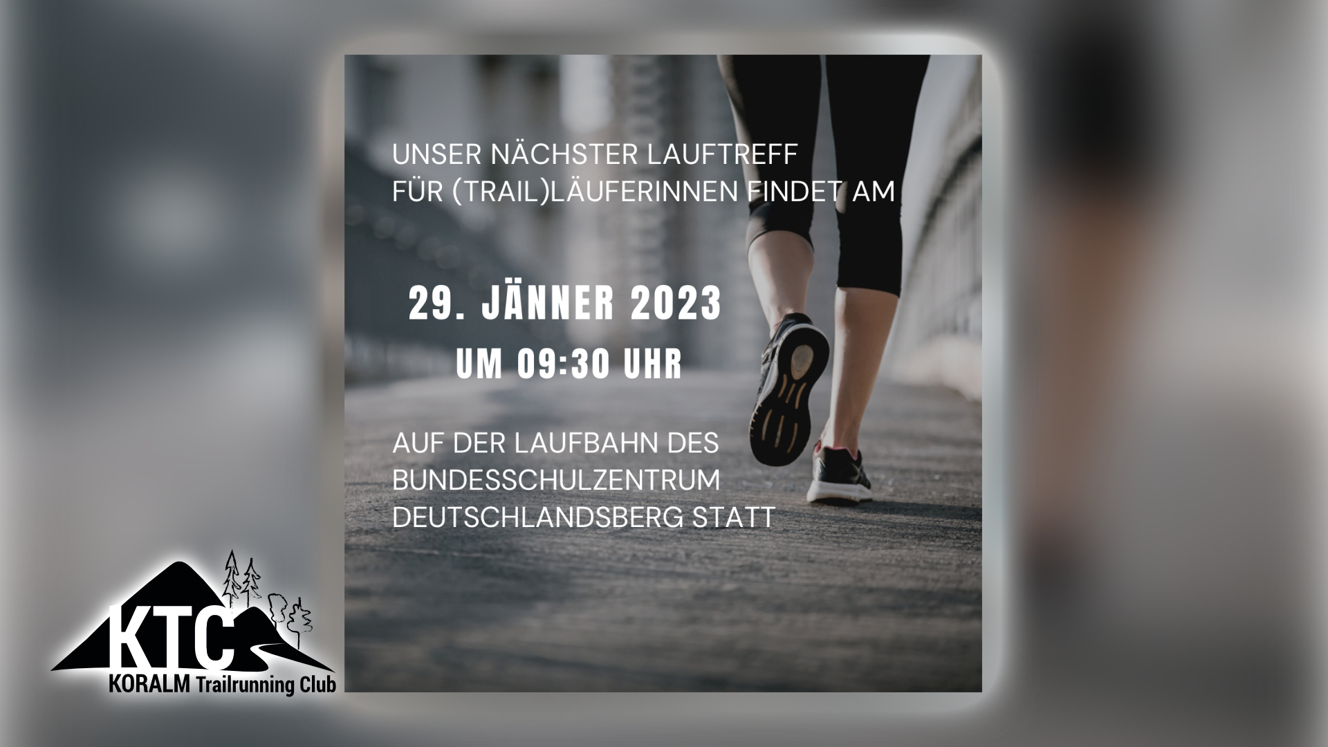 Lauftreff für (Trail)Läuferinnen am 29.01.2023