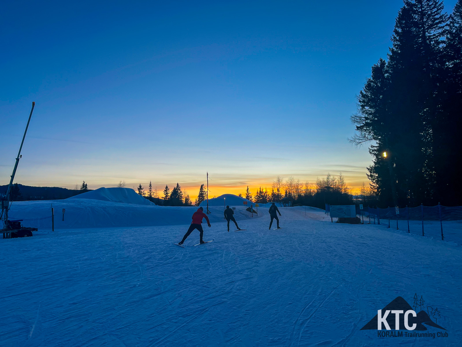 Anfänger Kurs in Sachen Ski-Langlauf Stil Skating